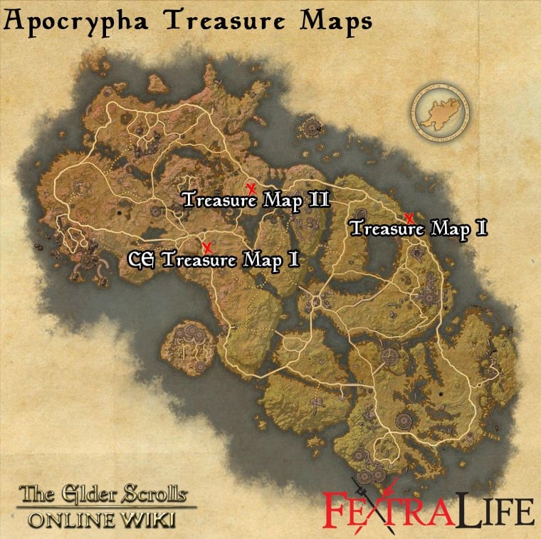 apocrypha treasure maps eso wiki guide min