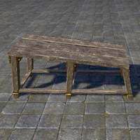 common table slanted