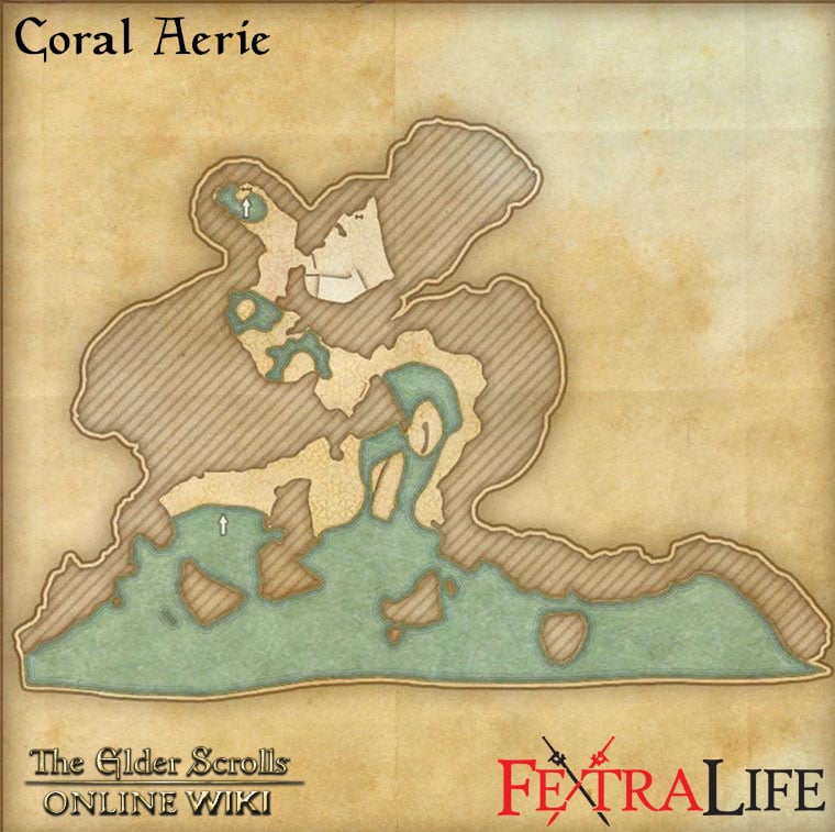 coral aerie map 1 eso wiki guide