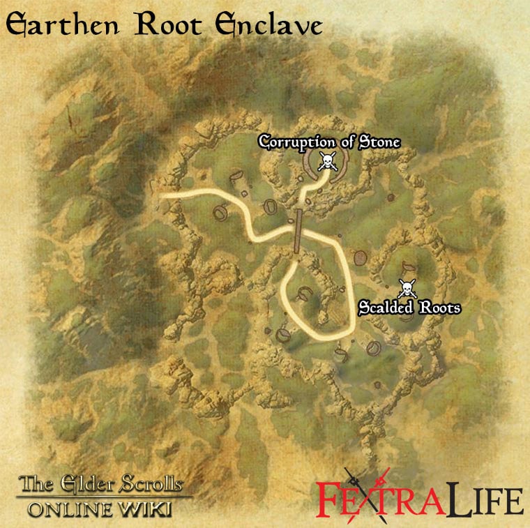 earthen root enclave map 1 eso wiki guide