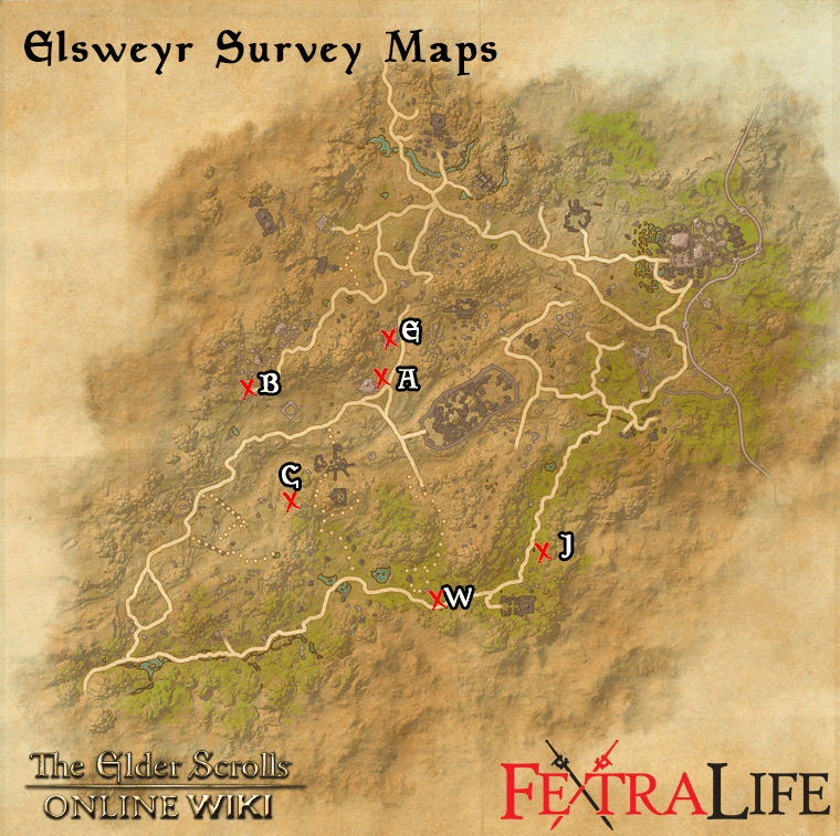 Elsweyr Survey Maps Elder Scrolls Online Wiki