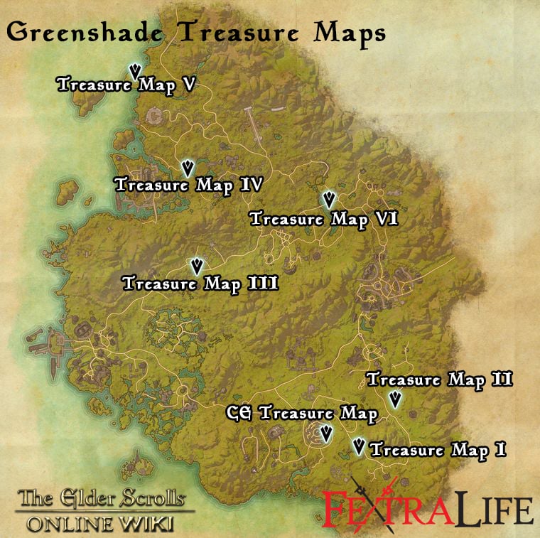 Greenshade Treasure Map Iv Elder Scrolls Online Wiki
