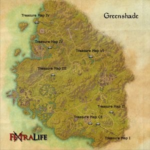 greenshade treasure maps small