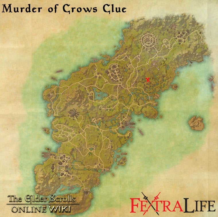 murder of crows clue eso wiki guide