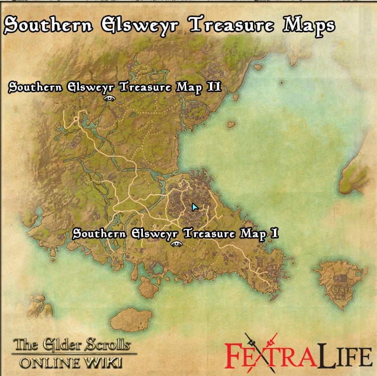 Eso Elsweyr Treasure Maps