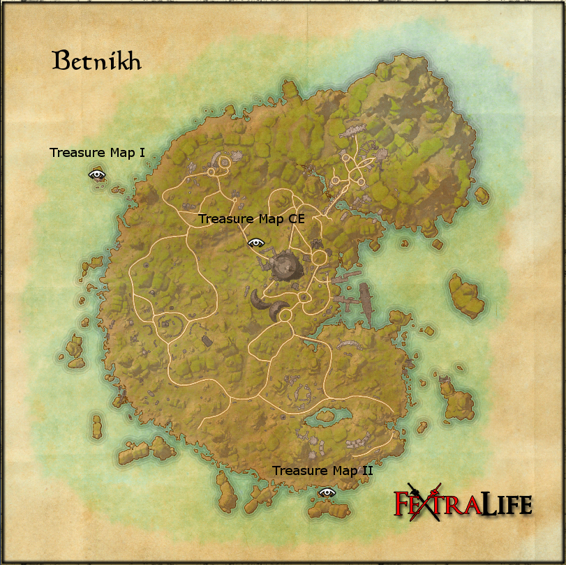 betnikh ce treasure map Betnikh Treasure Maps Elder Scrolls Online Wiki