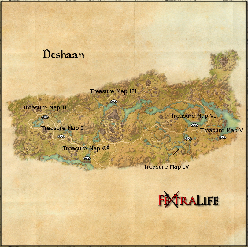 deshaan treasure map 3 Deshaan Treasure Map Iii Elder Scrolls Online Wiki