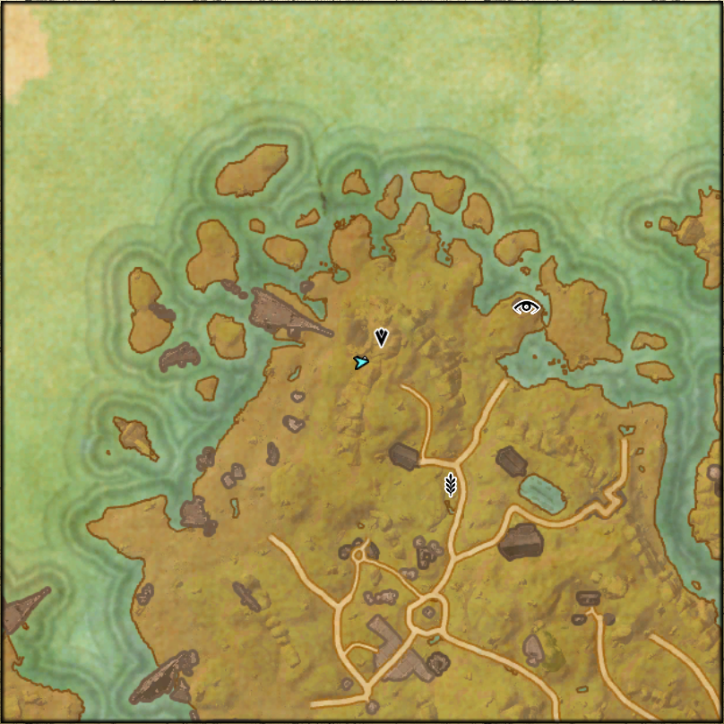 Zoomed in Map.