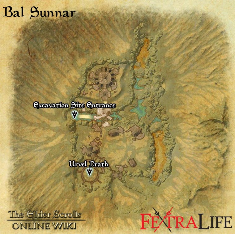 bal sunnar map 2 eso wiki guide