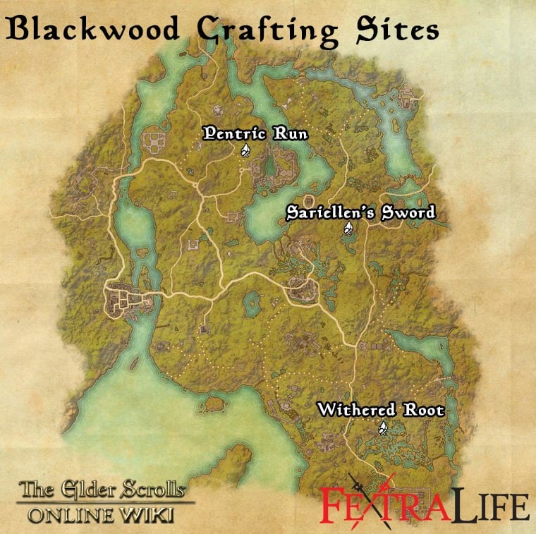 blackwood crafting sites eso wiki guide