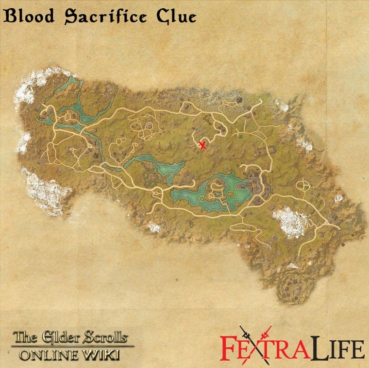 blood sacrifice clue eso wiki guide