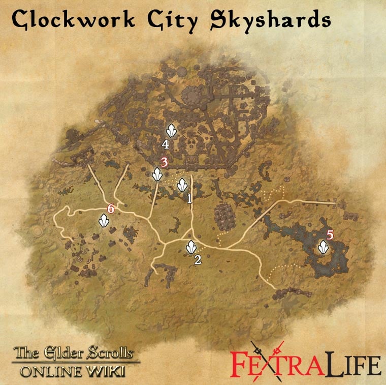 clockwork city skyshards map