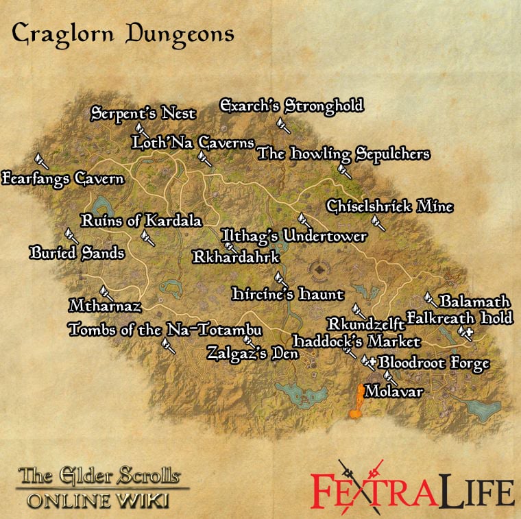 Craglorn Public Dungeons Elder Scrolls Online Wiki