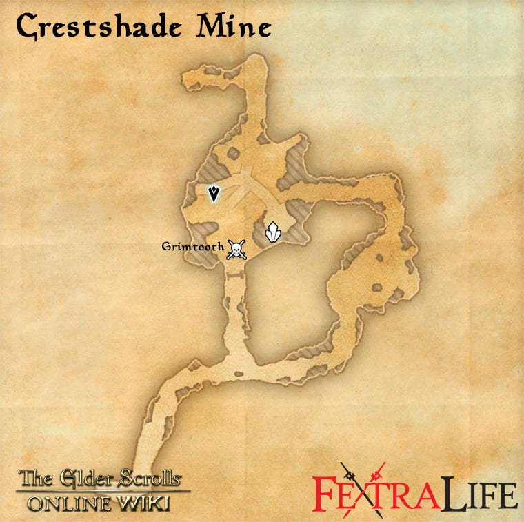 Crestshade Mine Map.
