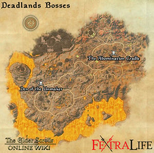 deadlands bosses map eso wiki guide icon
