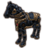 ebon dwarven horse