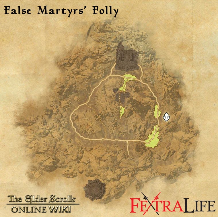 false martyrs folly map eso wiki guide