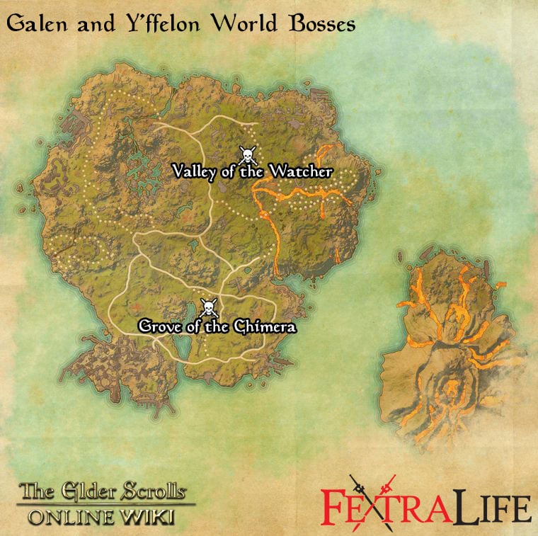 galen and yffelon world bosses eso wiki guide