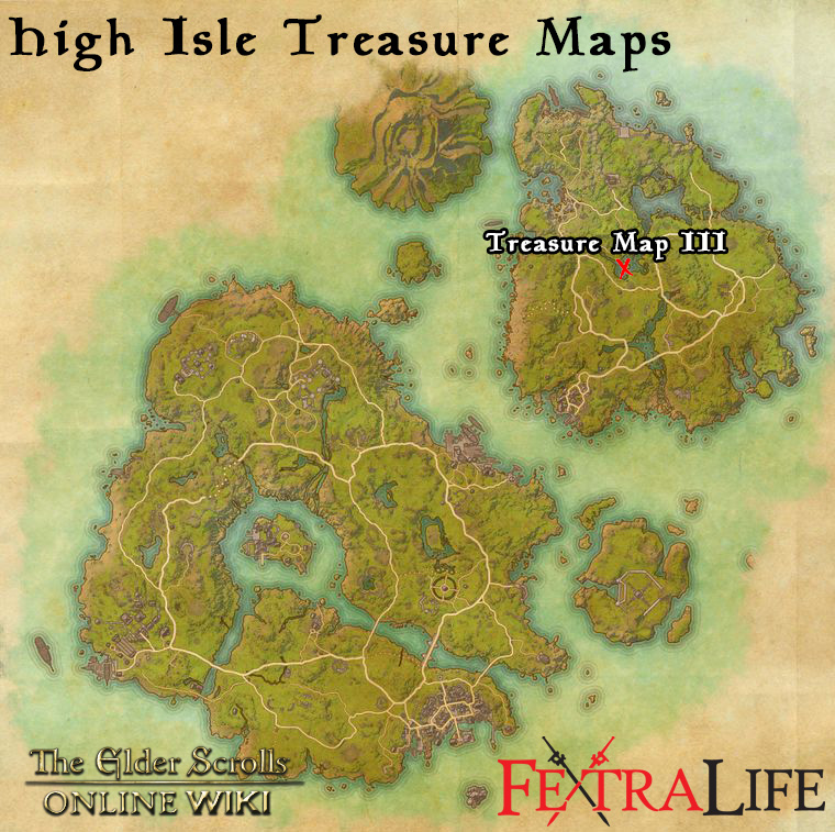 high isle treasure map 3 eso wiki guide