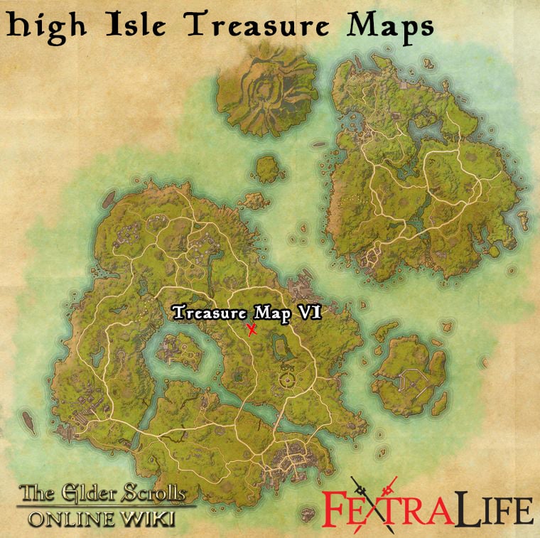 high isle treasure map 6 eso wiki guide