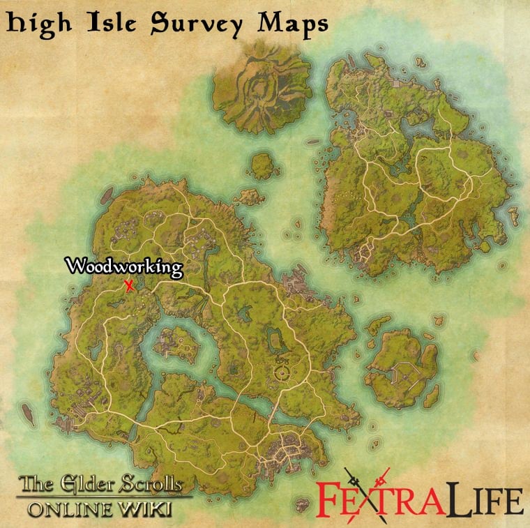 high isle woodworking survey eso wiki guide