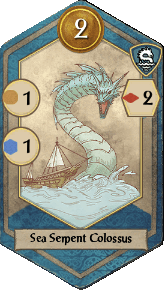 sea serpent colossus card eso wiki guide