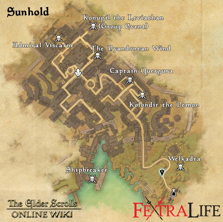 Sunhold Map.