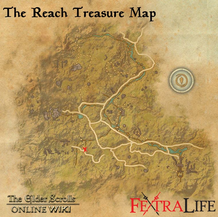 the reach treasure map eso wiki guide