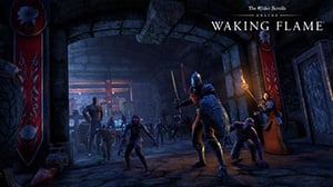 waking flame dlc title eso wiki guide