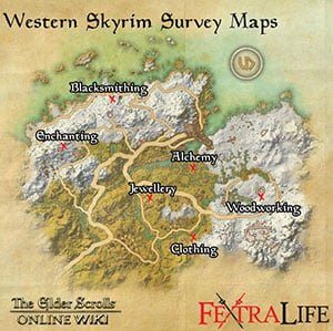 western skyrim surveymaps eso wiki guide icon
